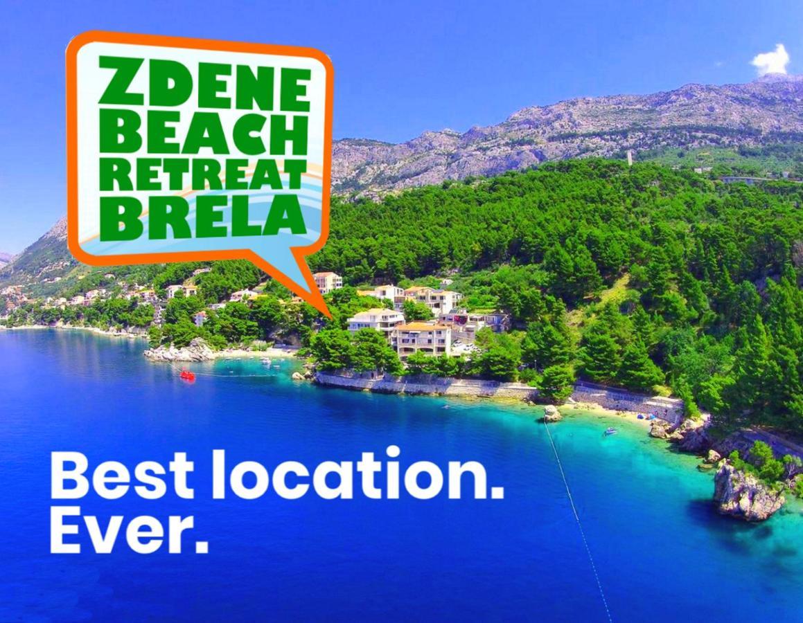 Апартаменты Brela Beach Retreat Экстерьер фото